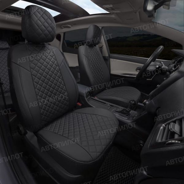 Чехлы Экокожа на Toyota Aygo хэтчбек (2005-2014)