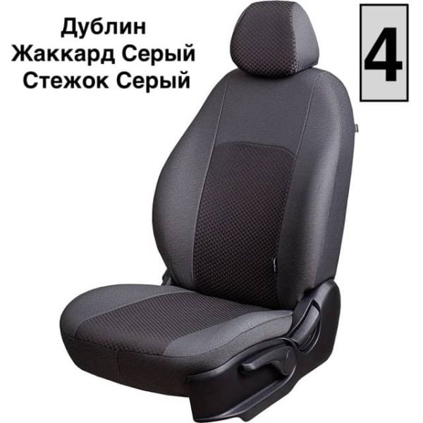 Чехлы Жаккард на Renault Dokker 40/60 (2012+) Чехлы Жаккард на Renault Dokker 40/60 (2012+)